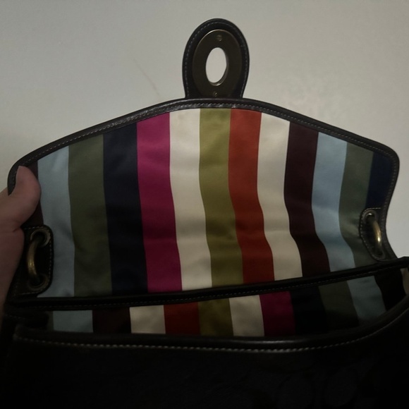 Vintage Rare Coach Handbag/Brown - Picture 7 of 12